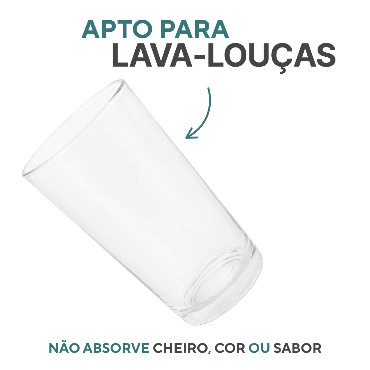 Copo Long Drink 390ml de Vidro