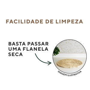 Sousplat de Fibra Natural 35cm - A Gourmet