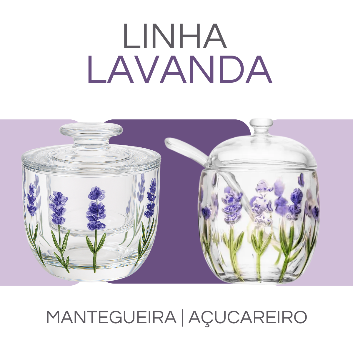 Manteigueira francesa lavanda