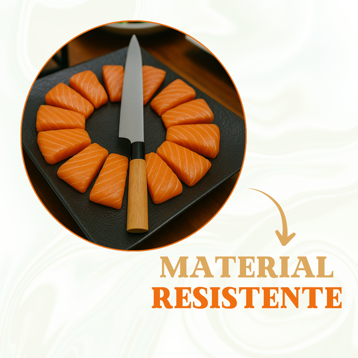 Faca Asia Sushi 8° Inox