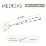 Garfo 3 Dentes 30cm