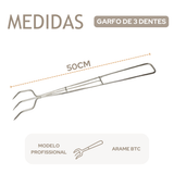 Garfo 3 Dentes 50cm