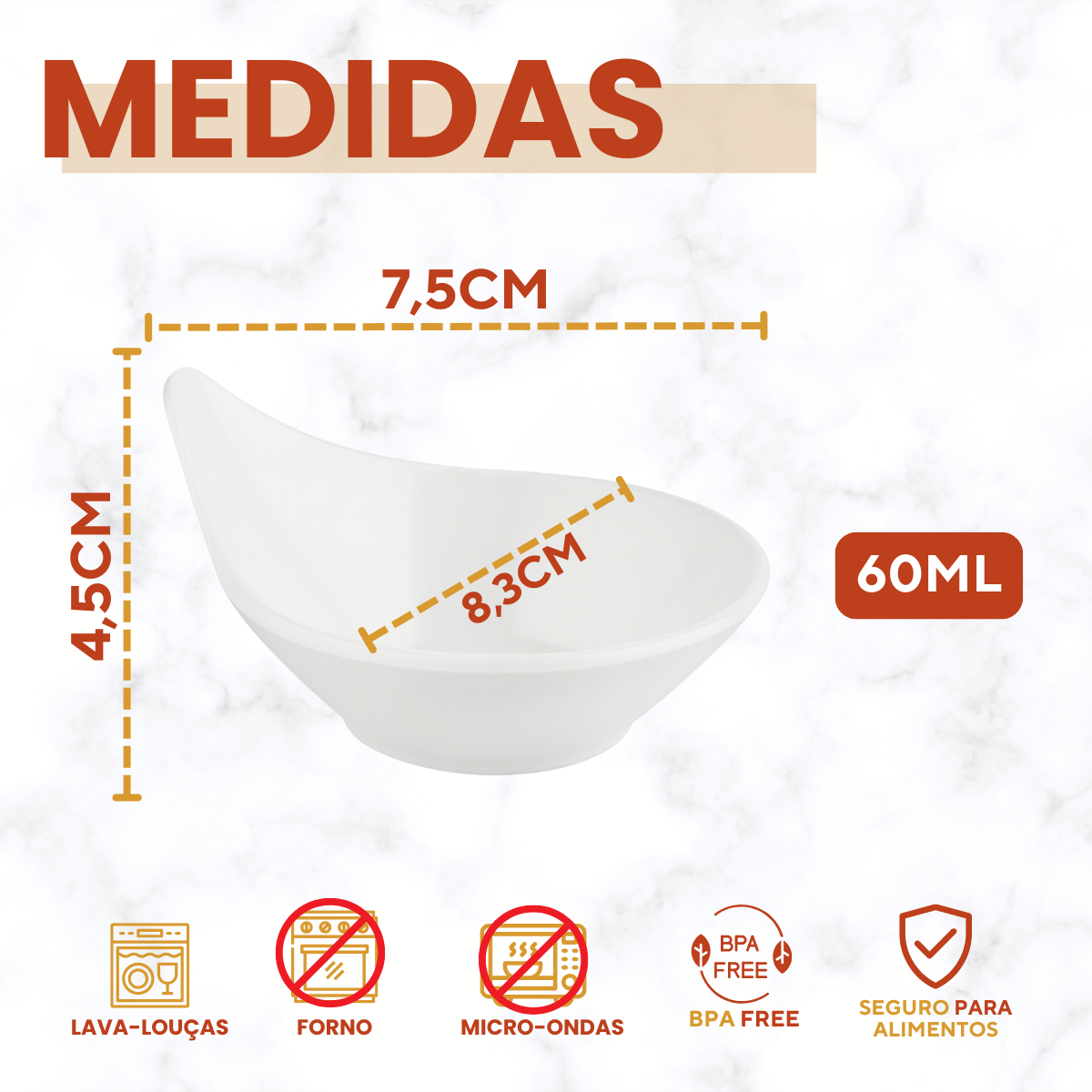 Finger-Food Gota Melamina