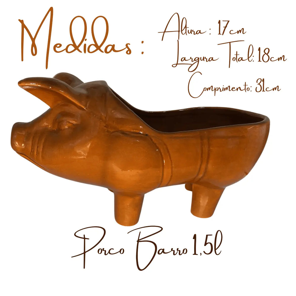 Porco Barro Grande 1,5L Motta