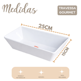 Travessa Retangular Melamina 25cm