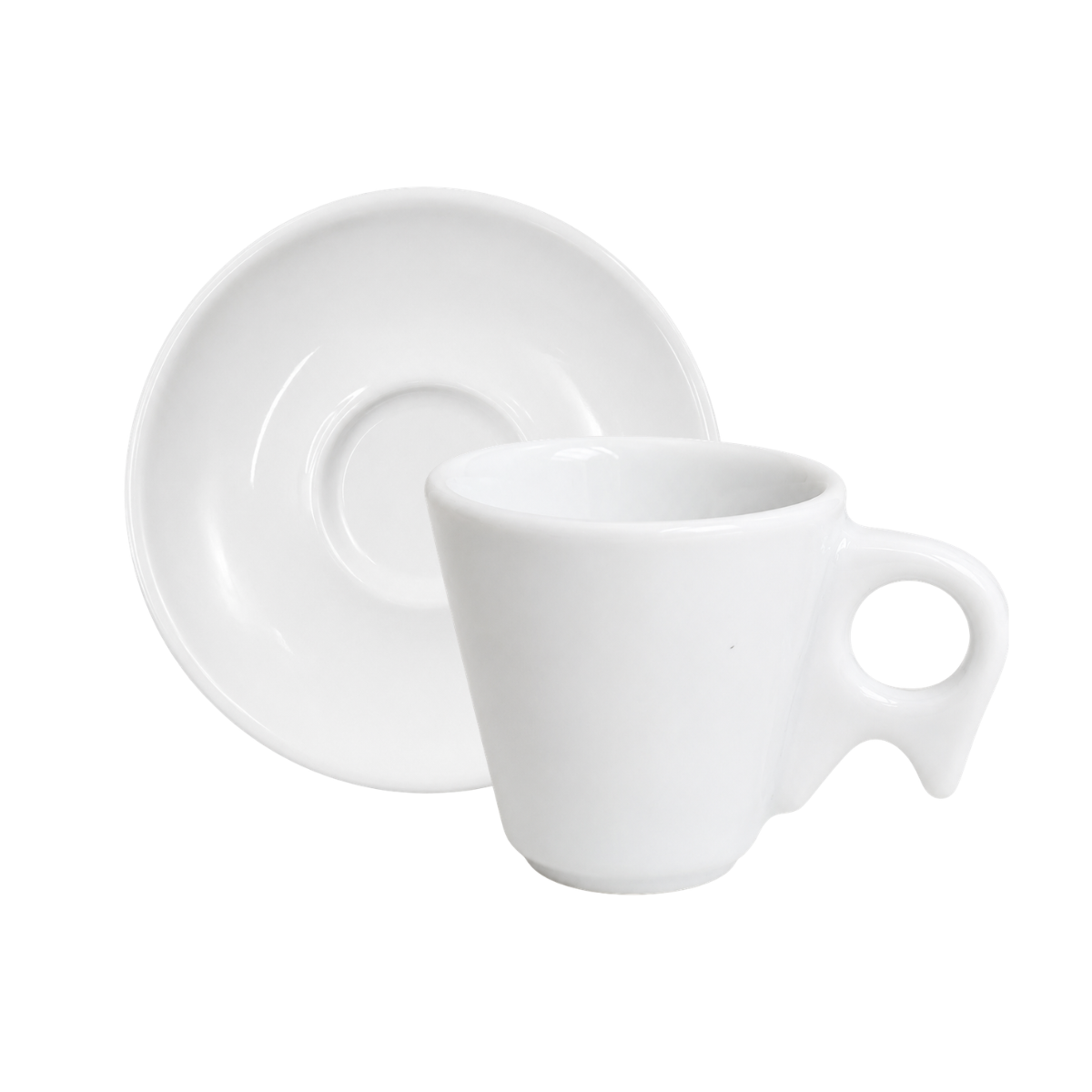 Xicara de Café Porcelana Cabo Bico 70ml