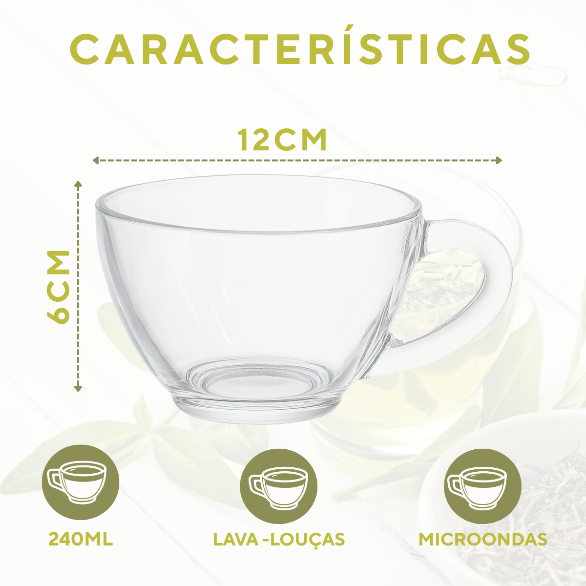 Xicara de Chá Astral 240ml