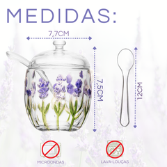 Açucareiro Lavanda vidro