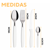 Conjunto 24 Peças Piemonte Branco A Gourmet