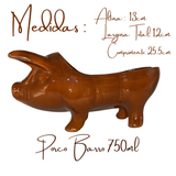 Tigela Porco Barro Pequeno 750ml - A Gourmet