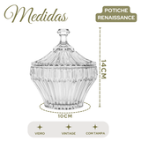 Potiche Renaissance Vidro