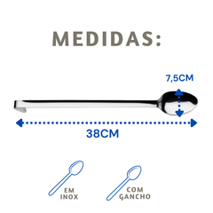 Colher Arroz Virola 38cm