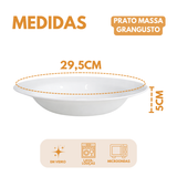 Prato Massa Vidro Temperado 600ml