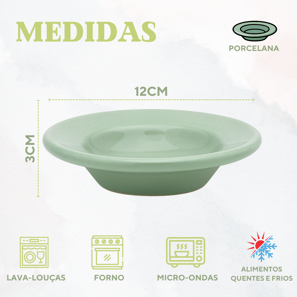 Pires Chapéu Verde em Porcelana 40ml