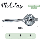 Espremedor Limão Manual Zinco