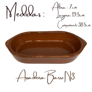 Assadeira Oval V.M Barro N°3 Motta