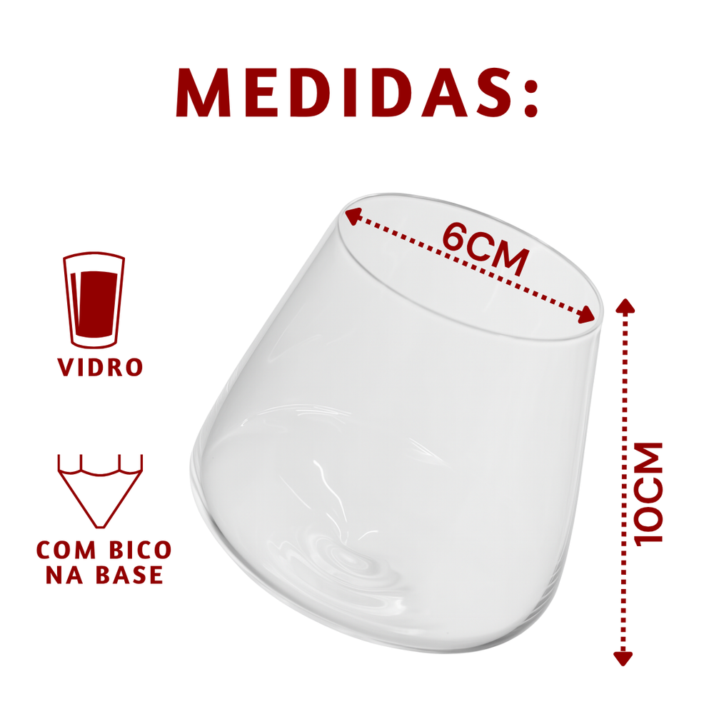 Copo Mod S Vidro 295ml Yagzi Copos