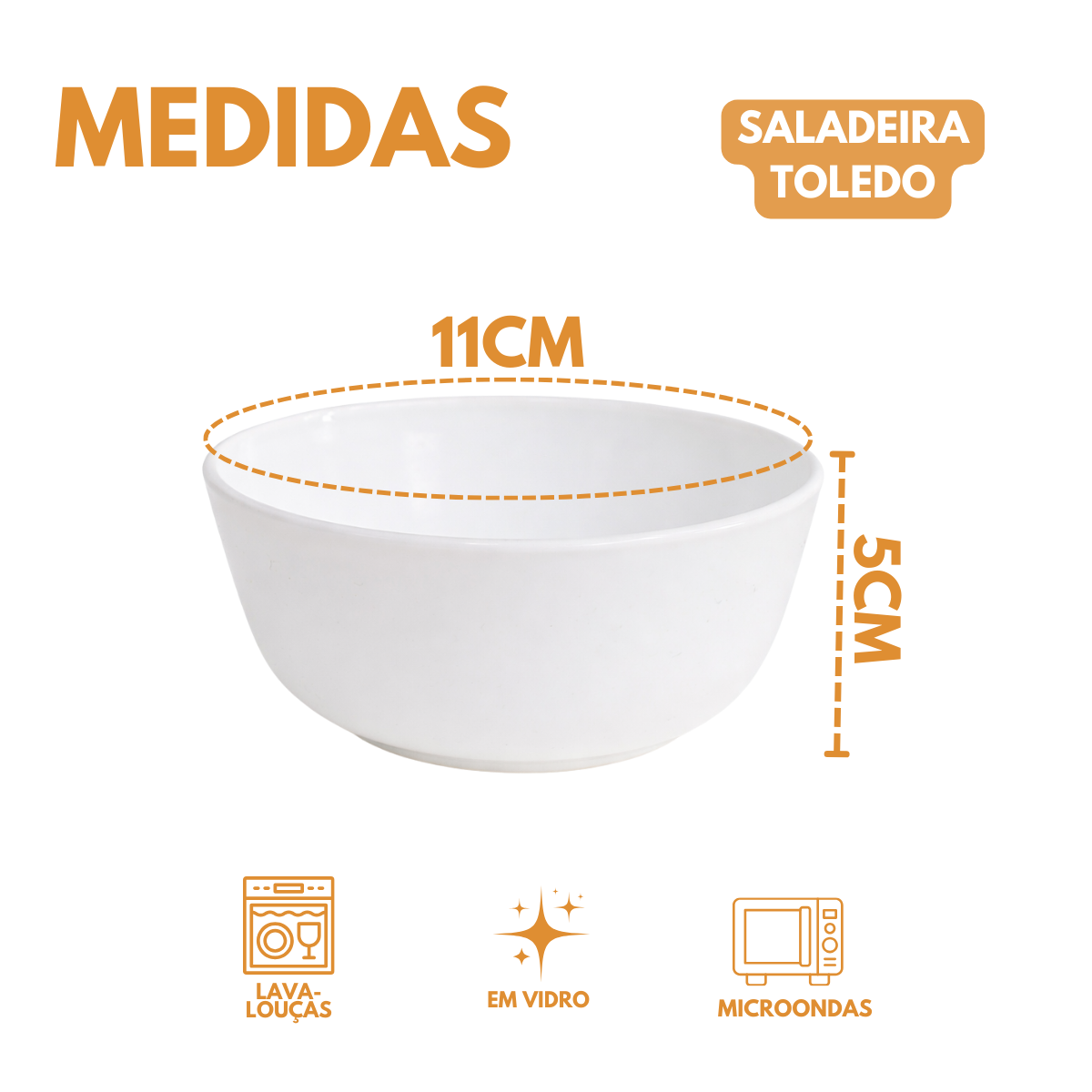 Tigela Opaline Vidro 250ml