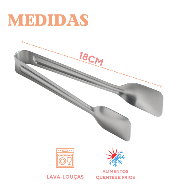 Pegador de Frios Aço Inox 18cm Main Image