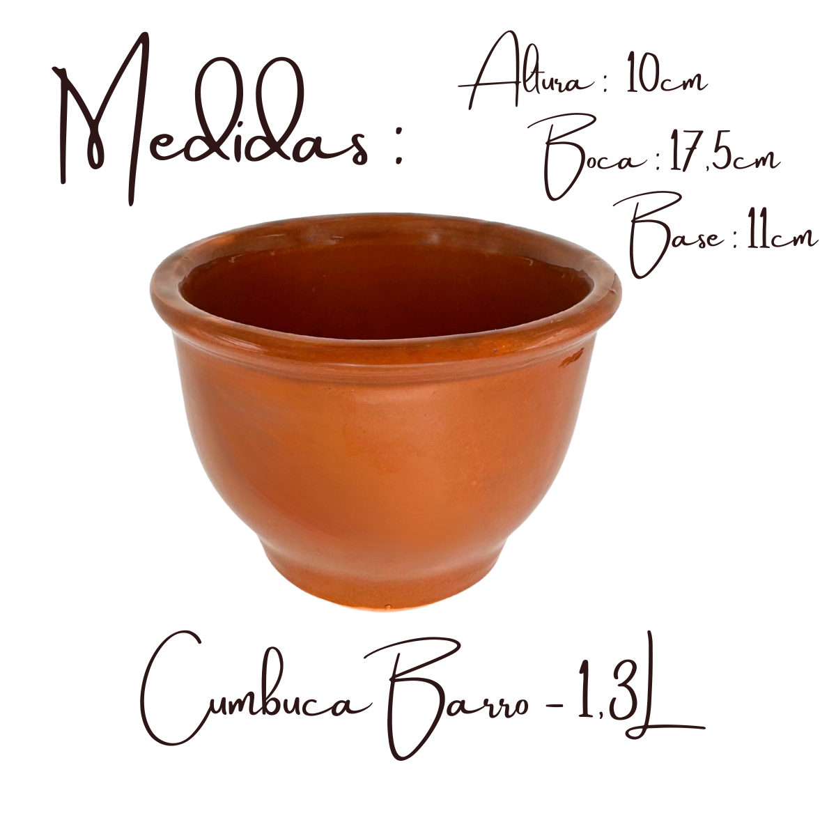 Cumbuca Alta Barro N°3