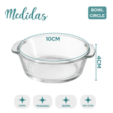 Tigela Bowl Circle Vidro 180ml