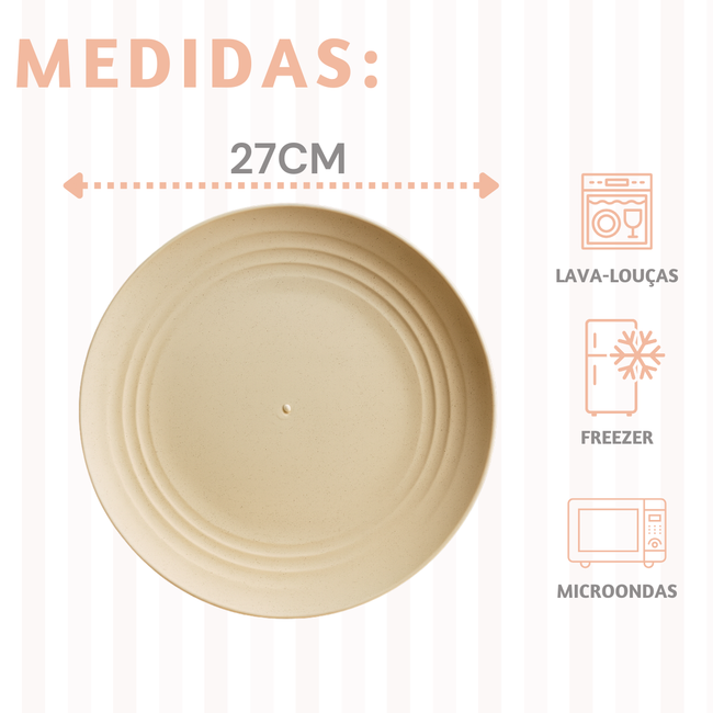 Prato raso lines bambu sortido Main Image