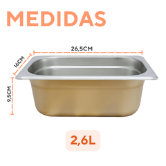 Cuba Aço Inox 1/4 100mm