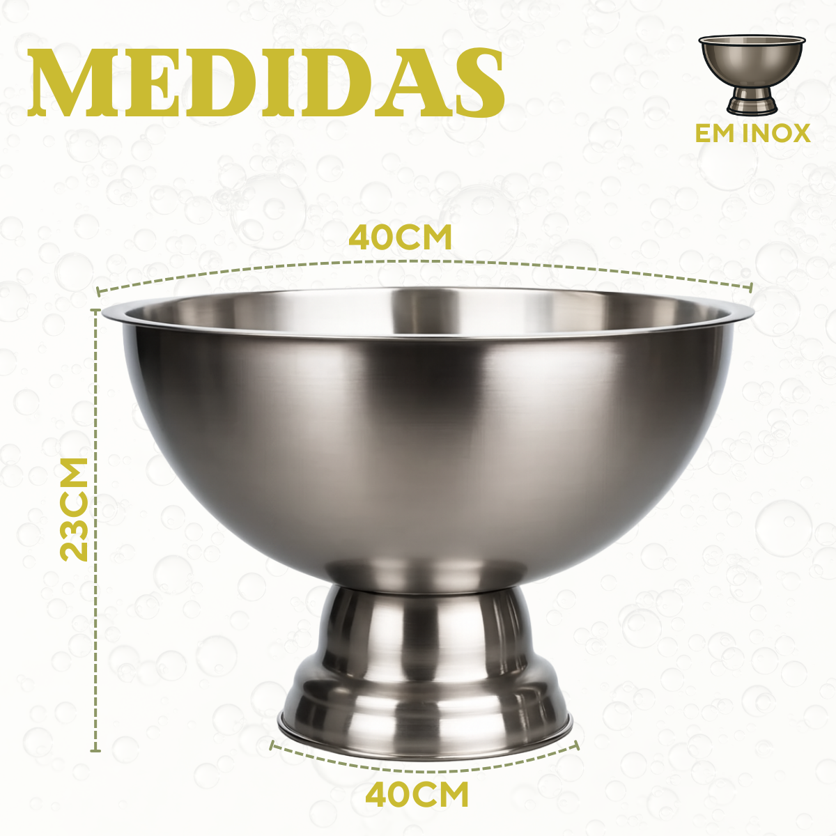 Champanheira aço inox