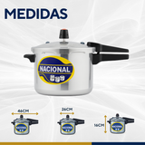 Panela pressão 7L alumínio polido