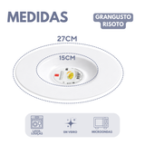 Prato Risoto 27cm em Vidro Temperado 300ML