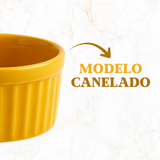 Ramekim Grande Porcelana Laranja