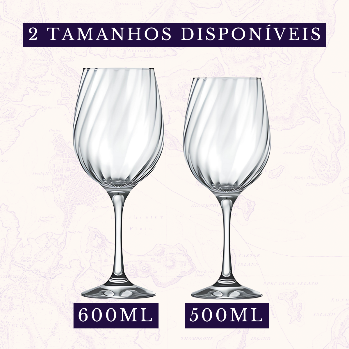 Taça Ravena Vidro 600ml - A Gourmet