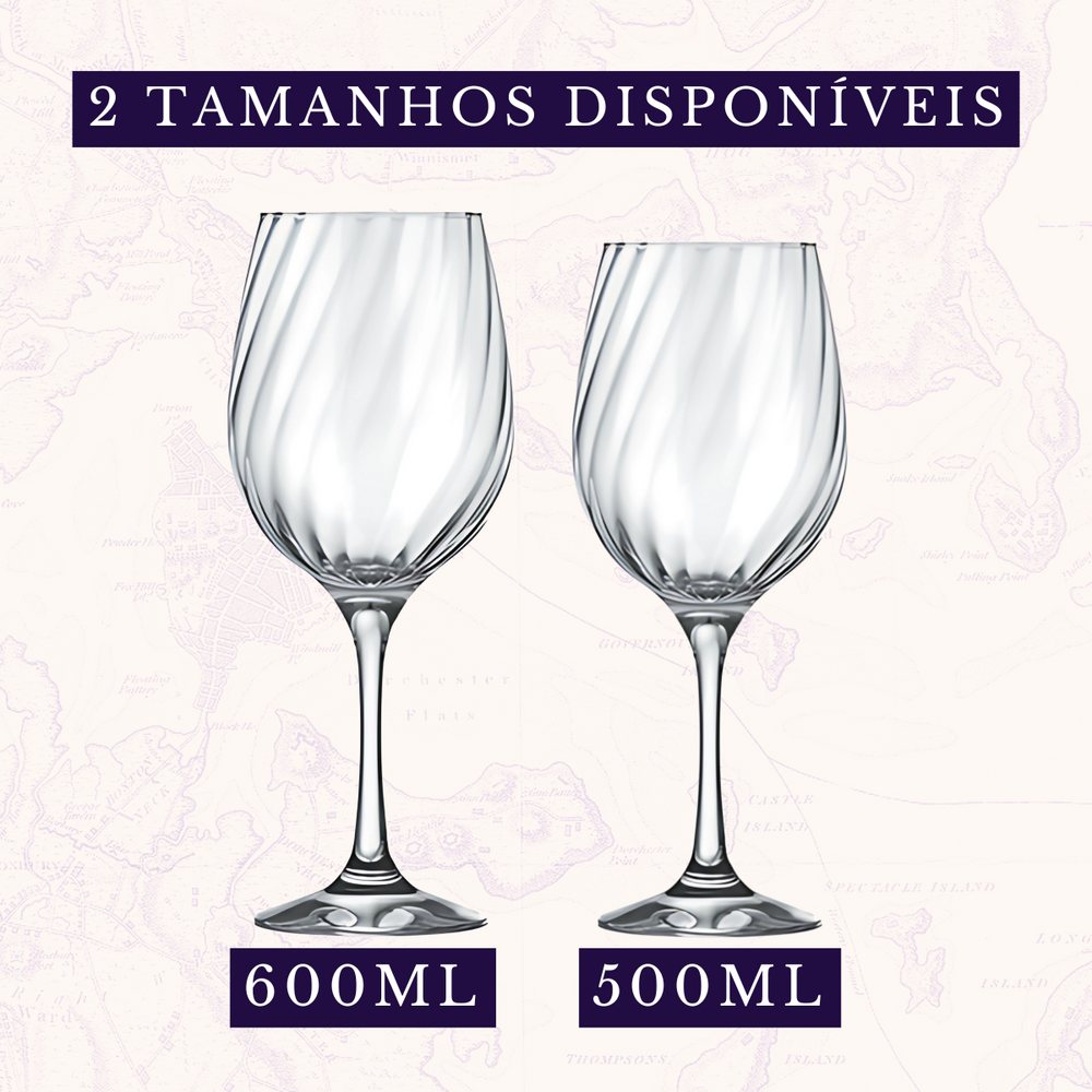 Taça Ravena Vidro 600ml - A Gourmet