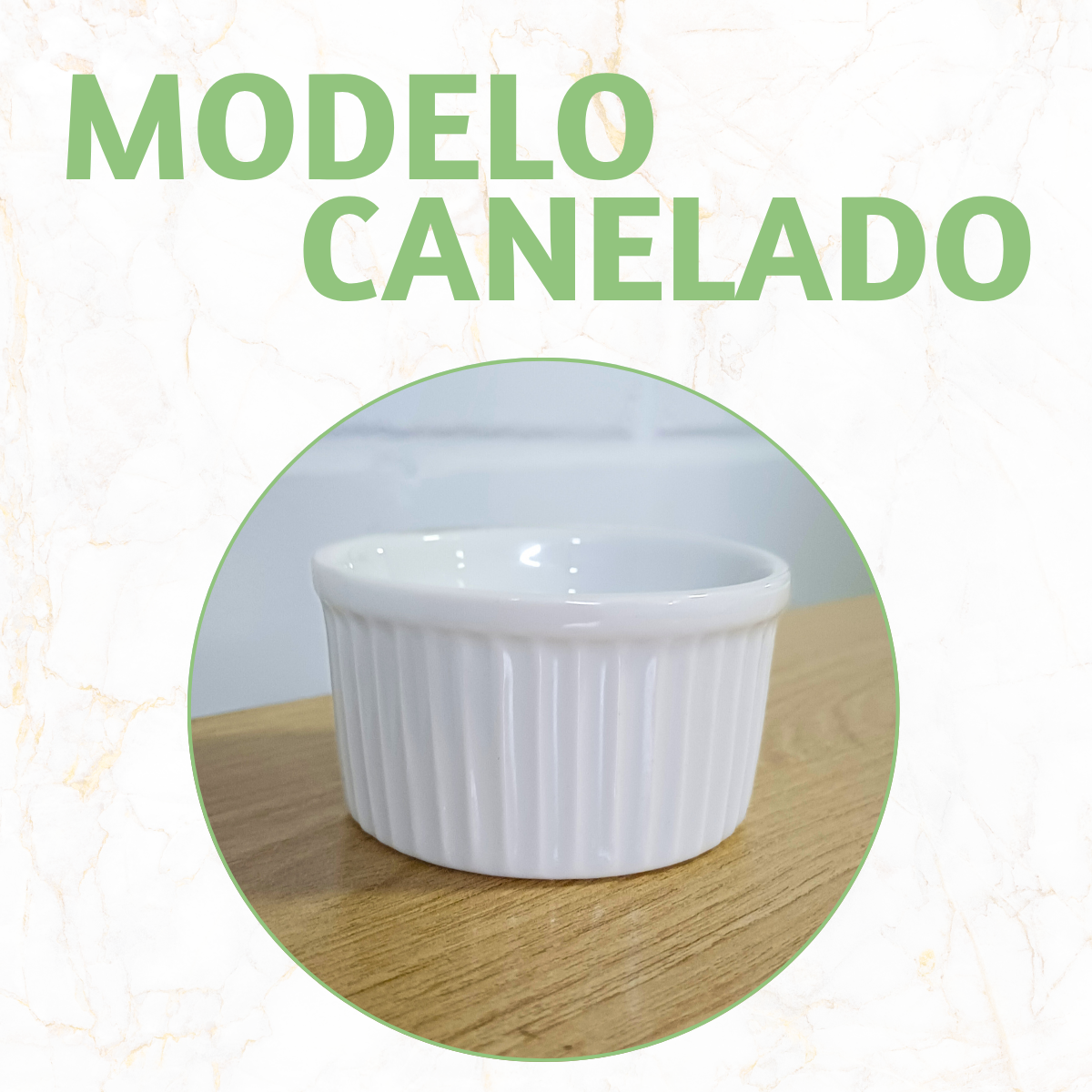 Ramequim Porcelana Pequeno
