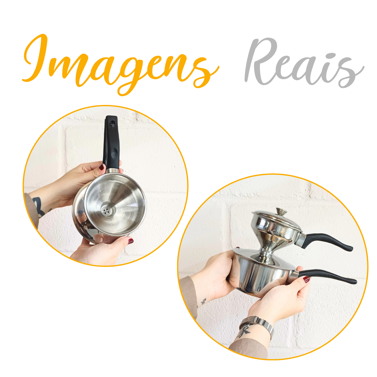 Cuscuzeira Inox 25cm