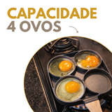 Frigideira 4 Ovos Aluminio Antiaderente