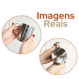 Leiteira Com Medida Aço Inox 350ml