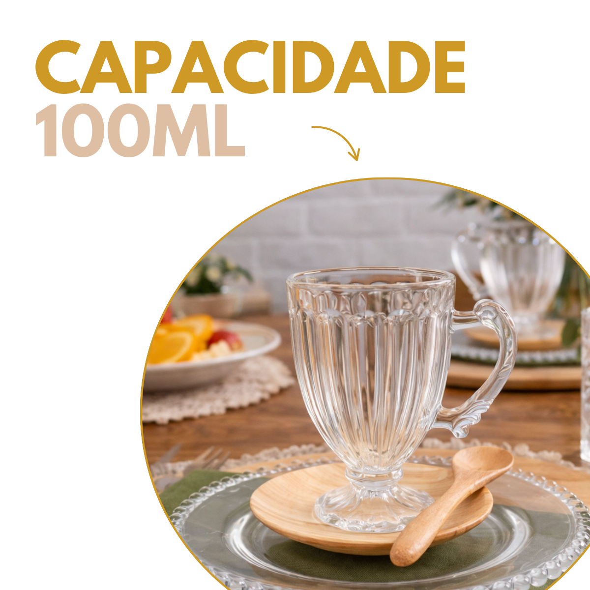 Xicara Café Imperial Vidro 100ml