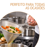 Coador Cone Peneira 18cm Inox