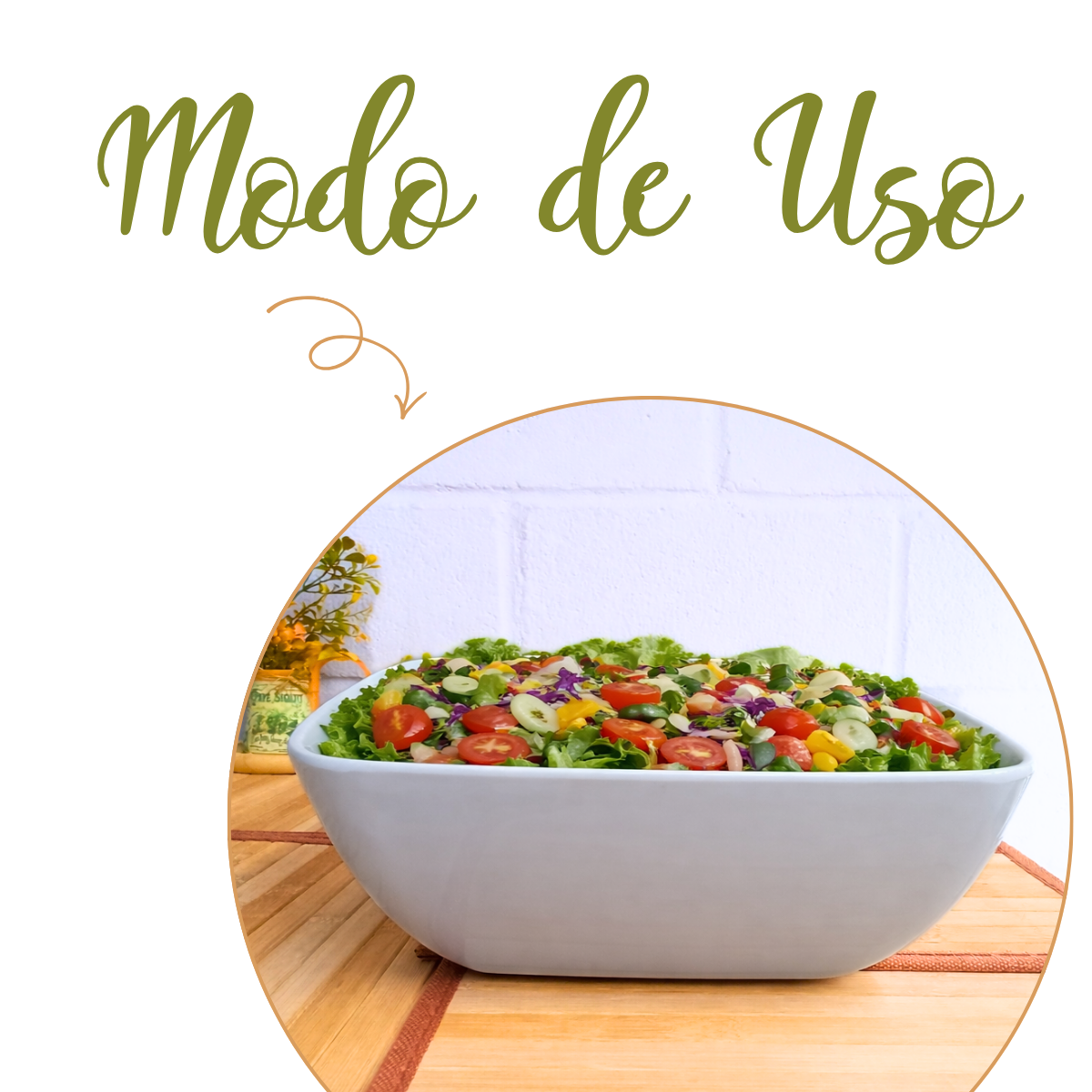 Saladeira Quadrada Melamina 4Litros