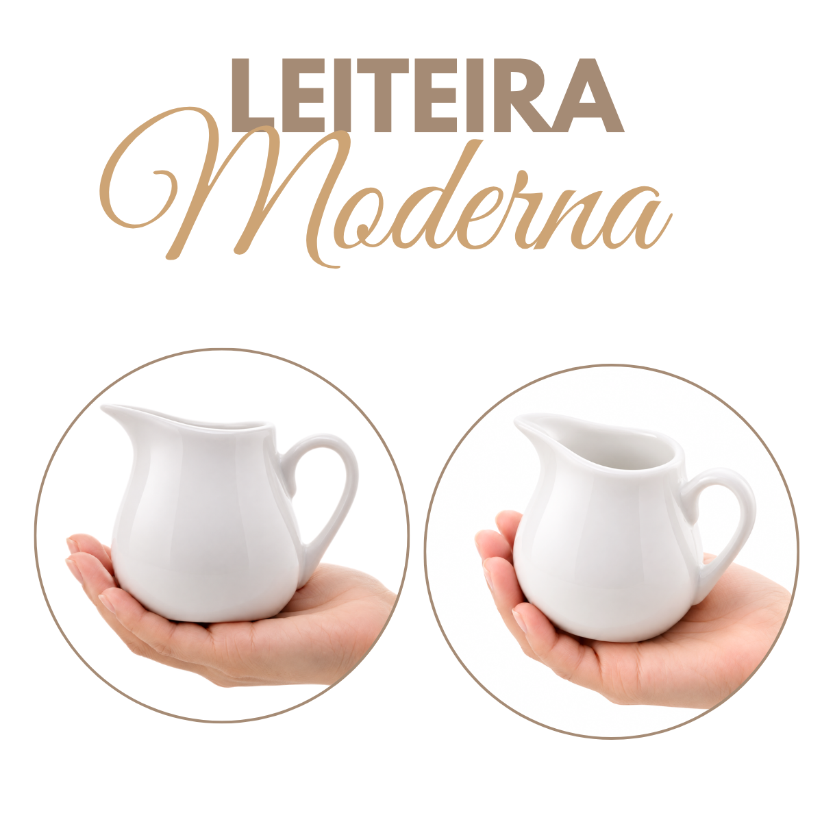 Leiteira De Porcelana Clean Branca 190mL