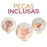 Açucareiro Colmeia C/Colher Vidro