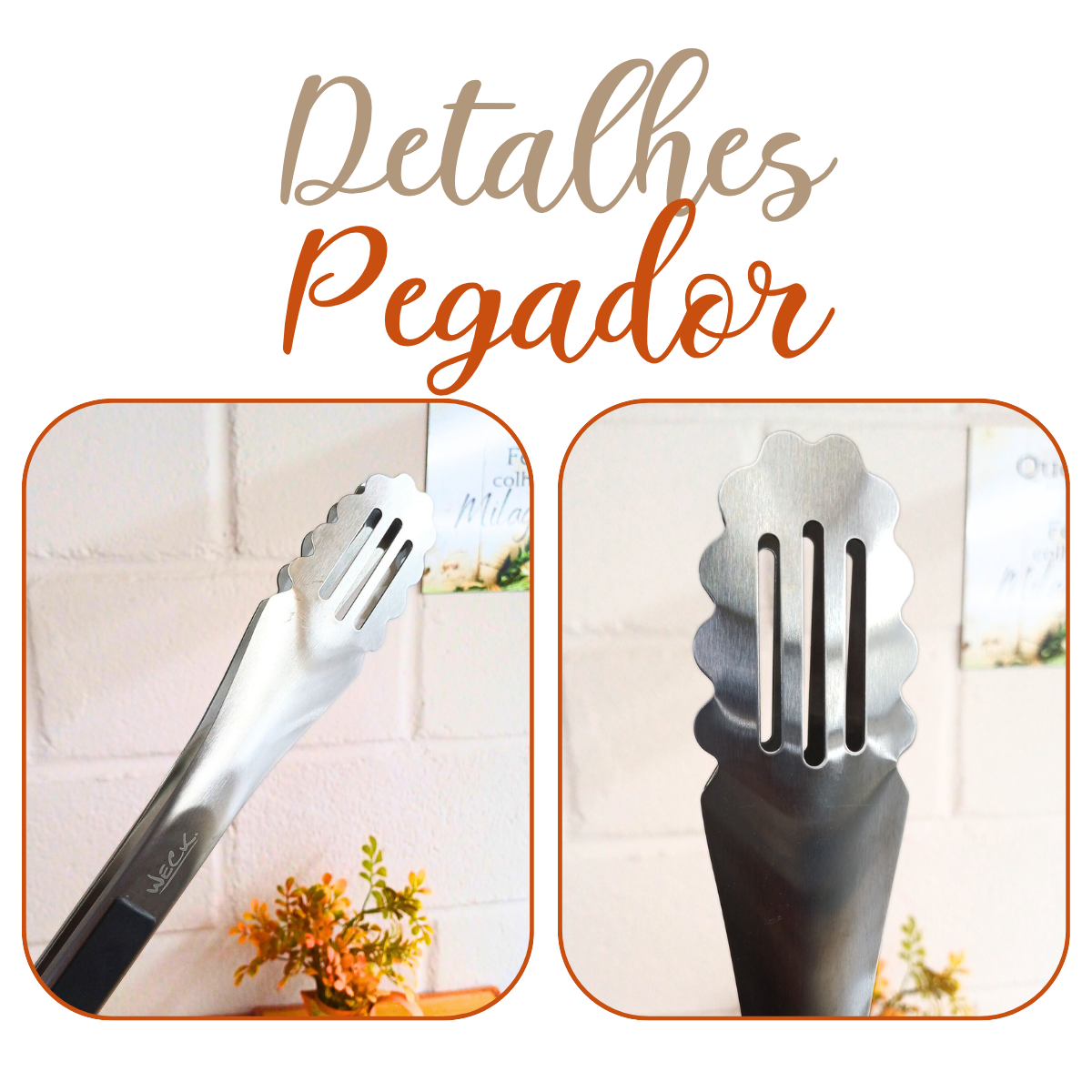 Pegador Inox Universal 39,5cm