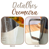 Jarra Cremeira Aço Inox 600ml
