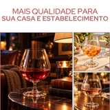 Taça Cristal Titanio Conhaque 360ml