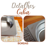 Cuba 1/2 150mm Aço Inox 8 Litros