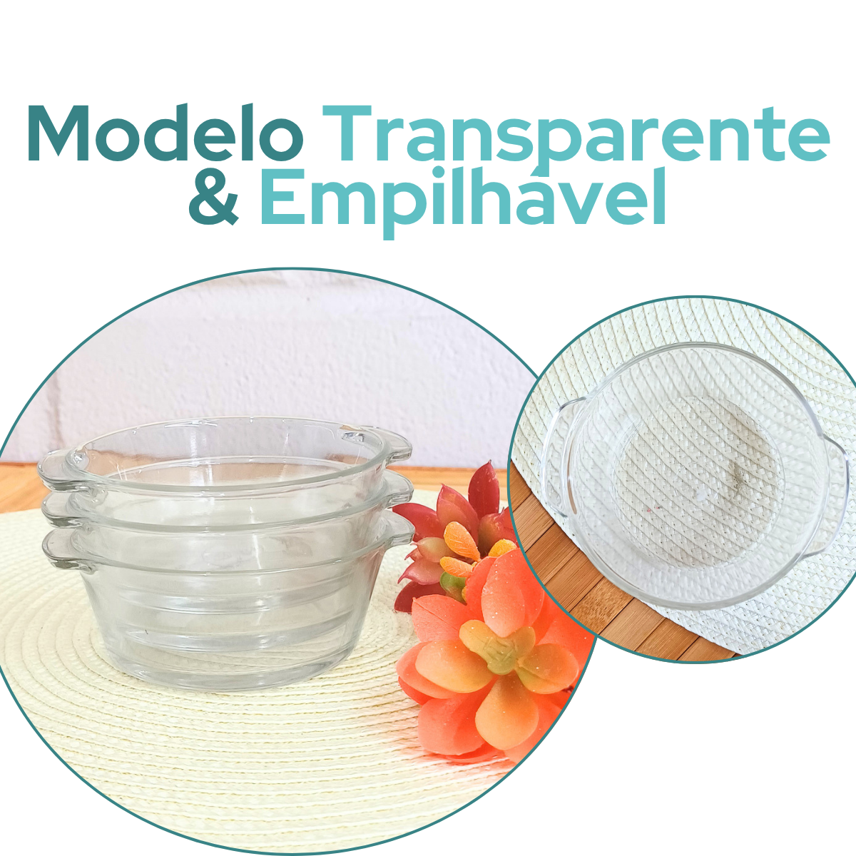 Tigela Bowl Circle Vidro 180ml