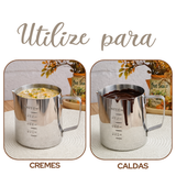 Jarra Cremeira Aço Inox 600ml