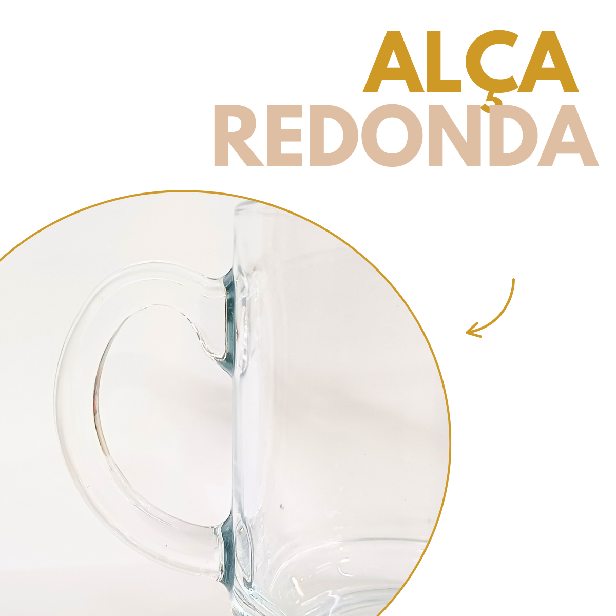 Caneca Aspem Vidro 300ml
