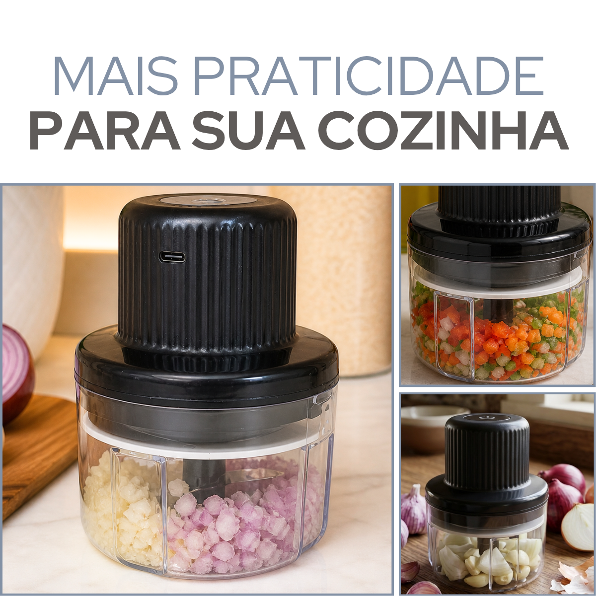 Processador de Alimentos Mini Usb